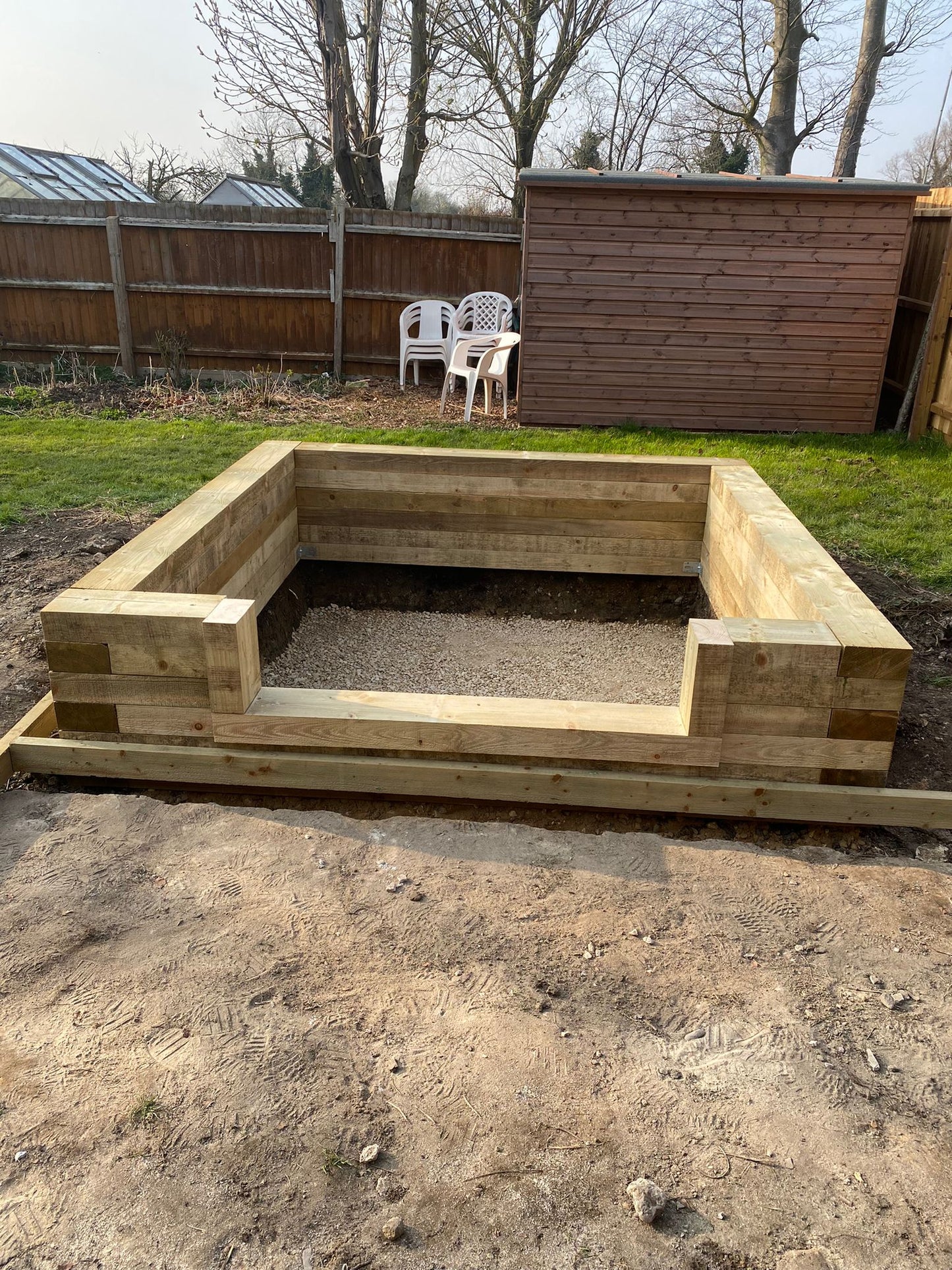 Create Your Own Pond | CWD Railway Sleeper Kit with Window