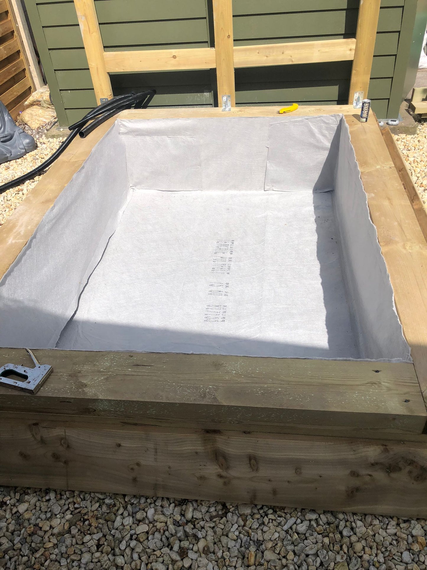 Create Your Own Pond | CWD Railway Sleeper Kit with Window