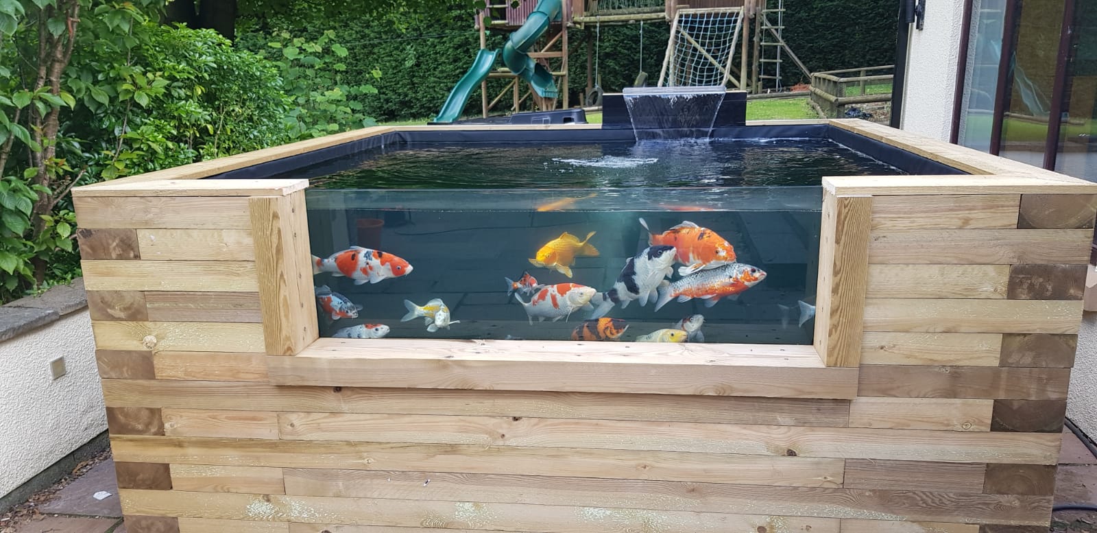 Create Your Own Pond | CWD Railway Sleeper Kit with Window